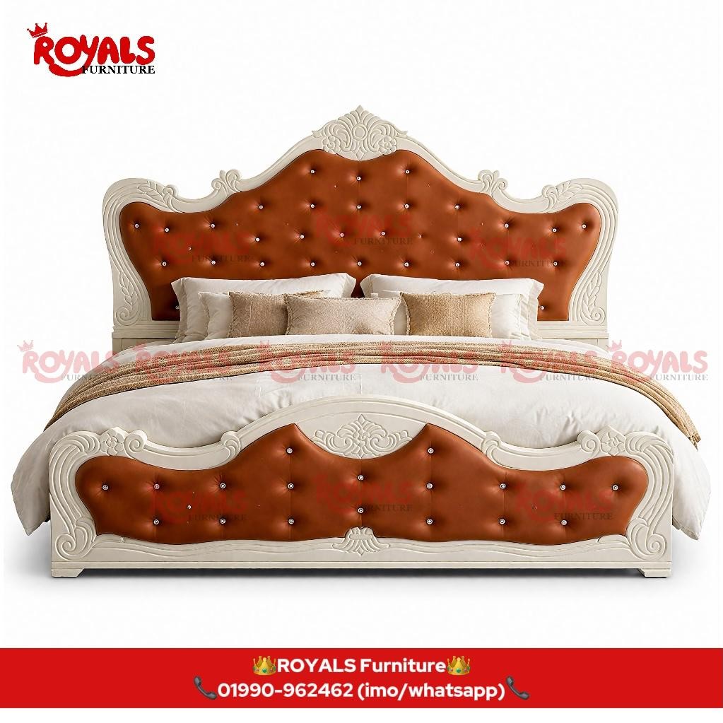 BS-001 (White Luxurious Bedroom Set)